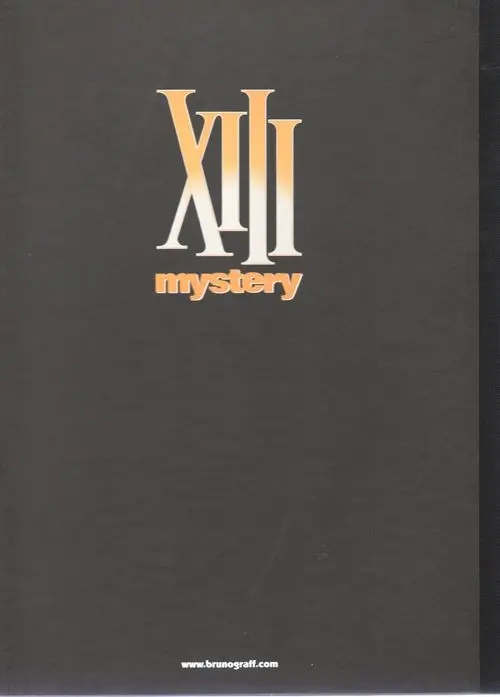 Verso de l'album XIII Mystery Tome 3 Little Jones
