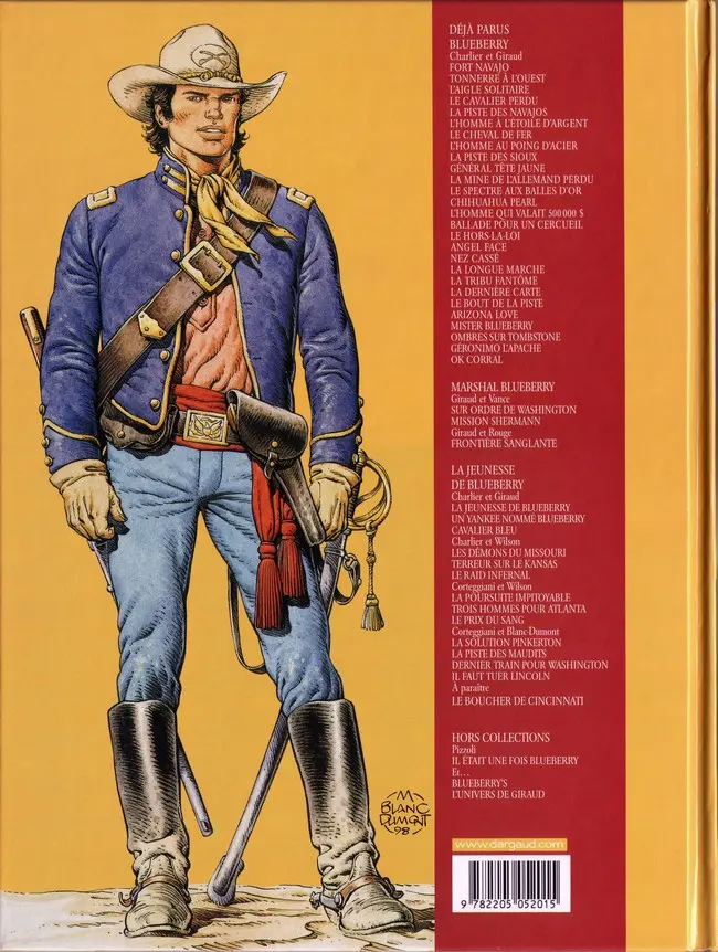 Verso de l'album La Jeunesse de Blueberry Tome 13 Il faut tuer Lincoln
