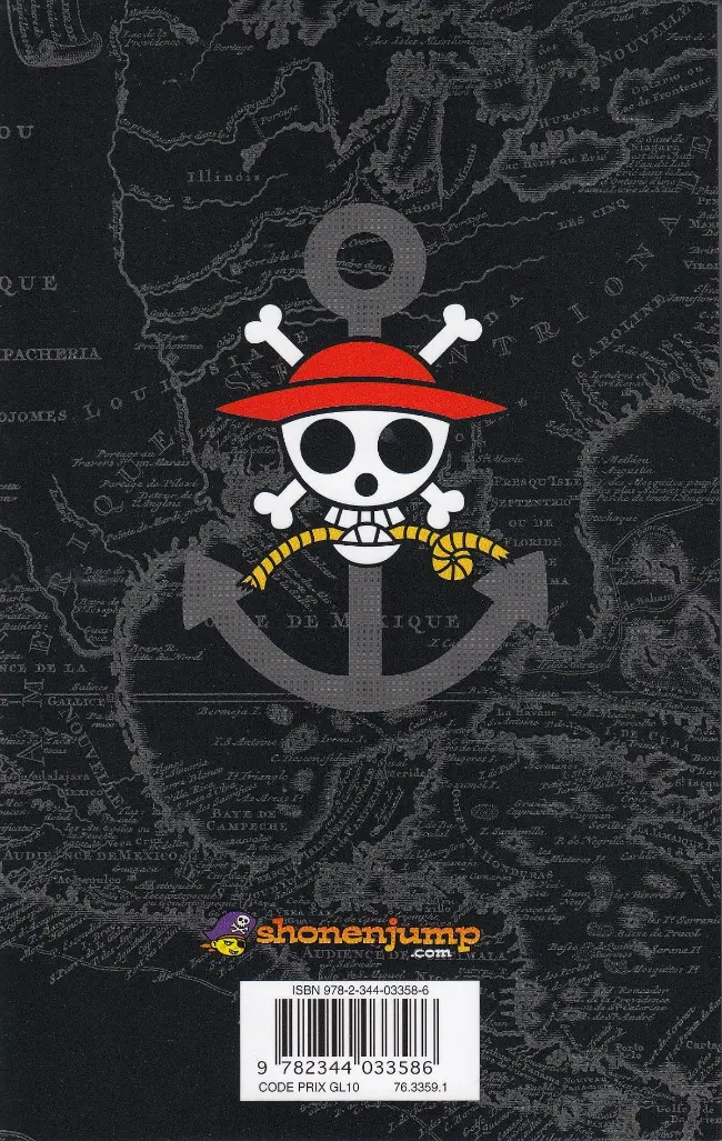 Verso de l'album One Piece Tome 89 Bad end musical