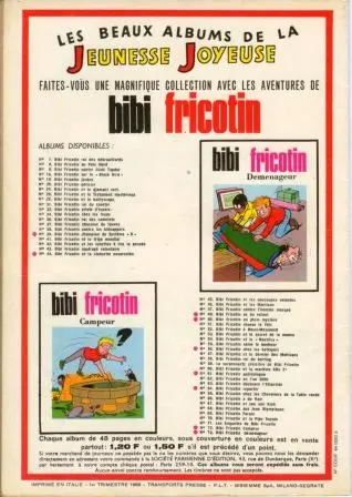 Verso de l'album Les Pieds Nickelés Tome 61 Les Pieds Nickelés dans l'immobilier