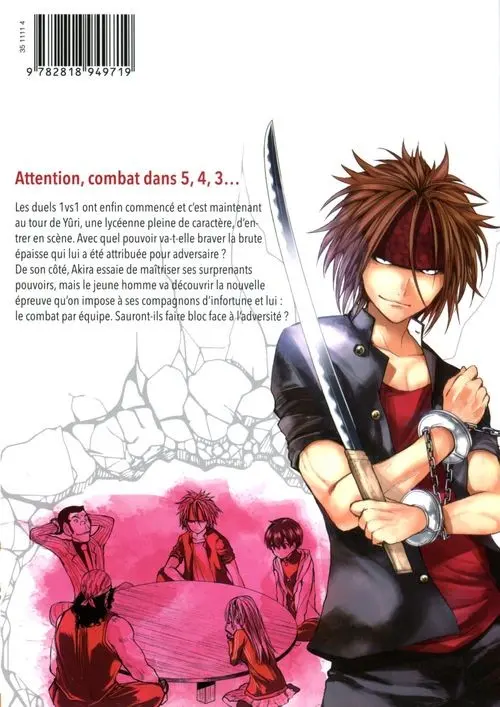 Verso de l'album Battle Game in 5 seconds 2