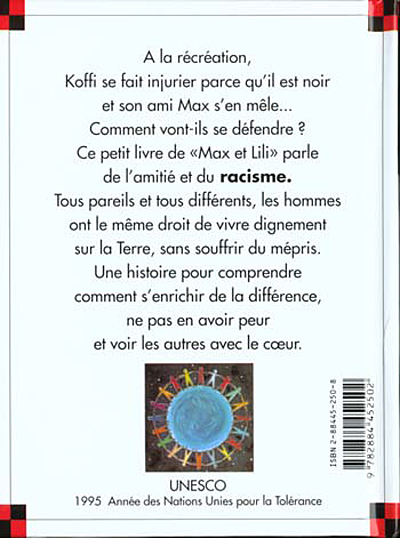 Verso de l'album Ainsi va la vie Tome 24 Max et Koffi sont copains