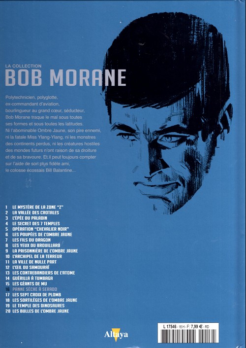 Verso de l'album Bob Morane La collection - Altaya Tome 16 Panne sèche à Serado