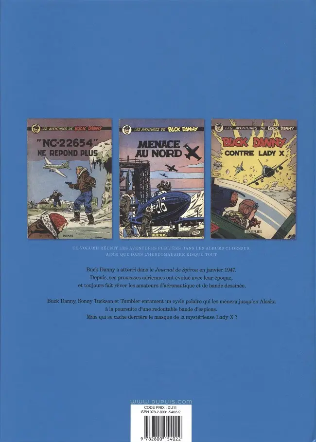 Verso de l'album Buck Danny L'intégrale Tome 5 (1955-1956)