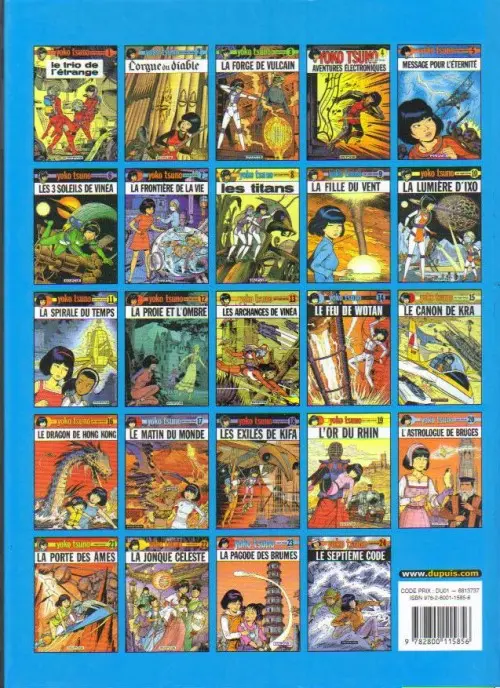 Verso de l'album Yoko Tsuno Tome 17 Le matin du monde