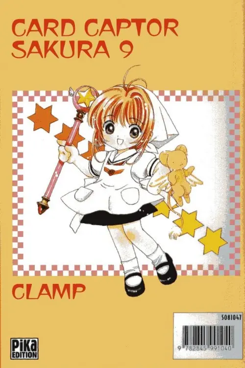 Verso de l'album Card Captor Sakura 9