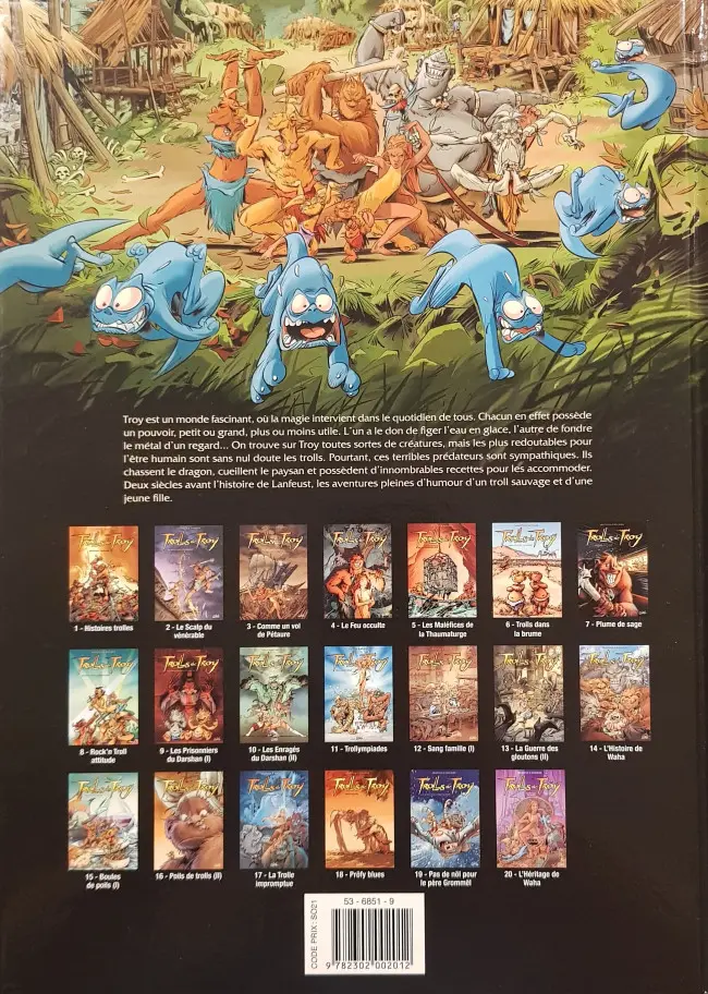 Verso de l'album Trolls de Troy Tome 11 Trollympiades