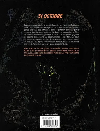 Verso de l'album Sombres citrouilles