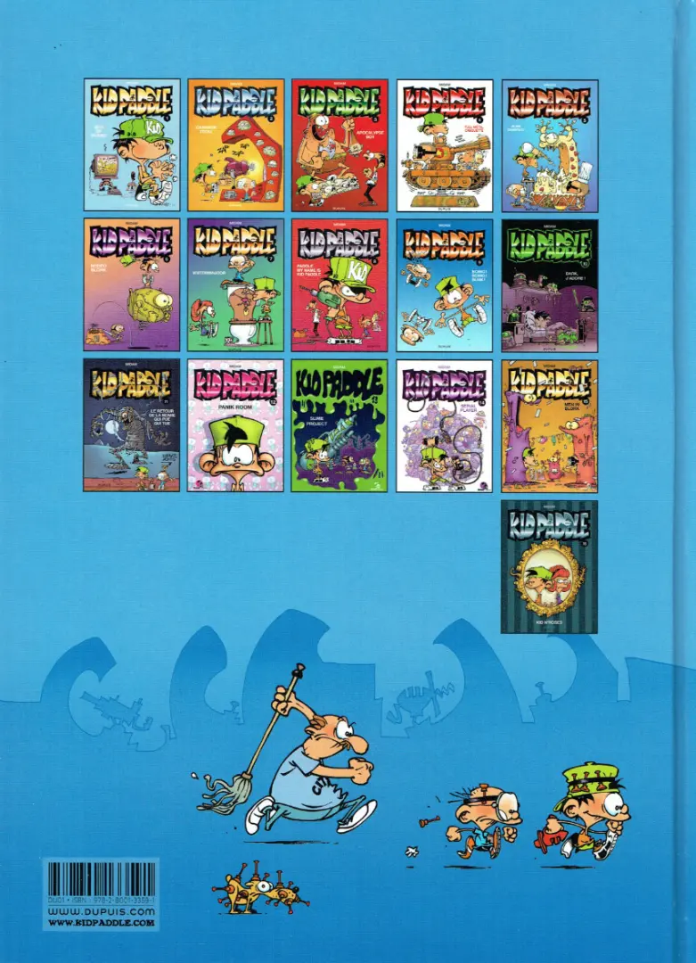 Verso de l'album Kid Paddle Tome 9 Boing ! Boing ! Bunk !