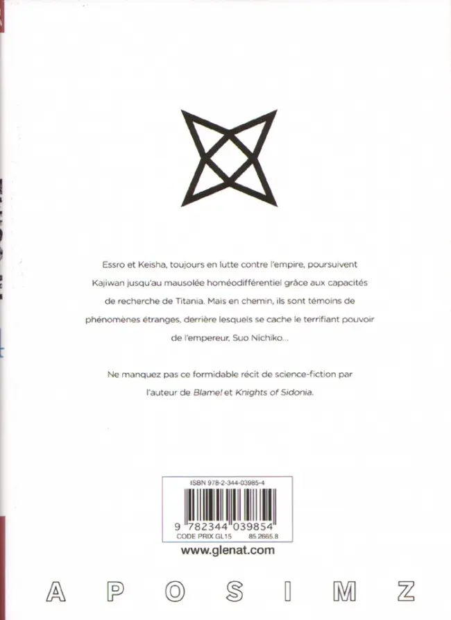 Verso de l'album Aposimz la planète des marionnettes 04