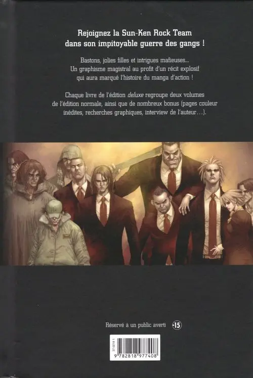 Verso de l'album Sun-Ken Rock Édition Deluxe Livre 7