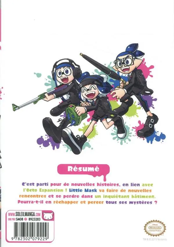 Verso de l'album Splatoon 7