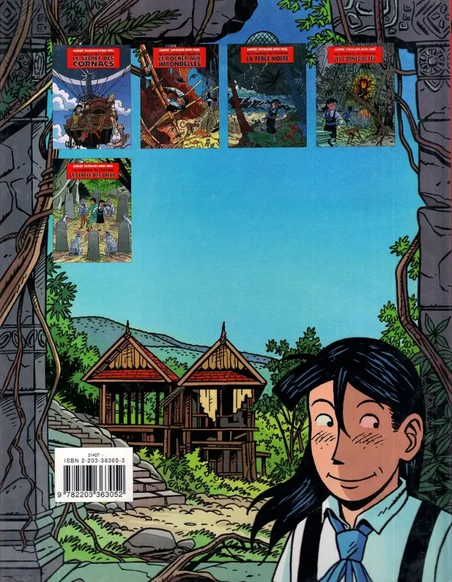 Verso de l'album Les Aventures de Charlotte Tome 5 Le Cercle des Dieux