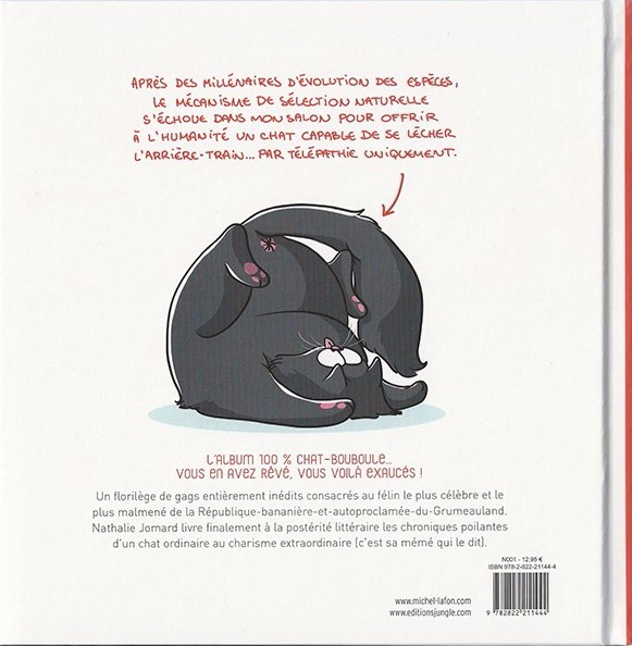 Verso de l'album Chat-Bouboule Tome 1 Chroniques d'un prédateur de salon