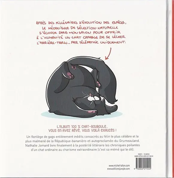 Verso de l'album Chat-Bouboule Tome 1 Chroniques d'un prédateur de salon