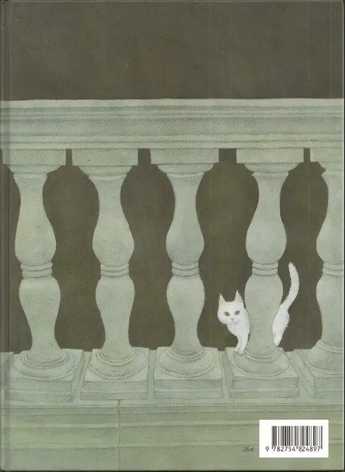 Verso de l'album Les Chats du Louvre Second tome