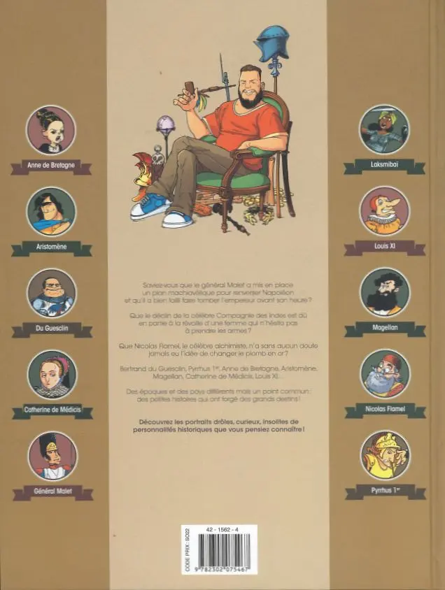 Verso de l'album Nota Bene 1 Petites histoires, grands destins !