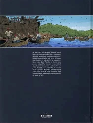 Verso de l'album La promesse de la Tortue Tome 1