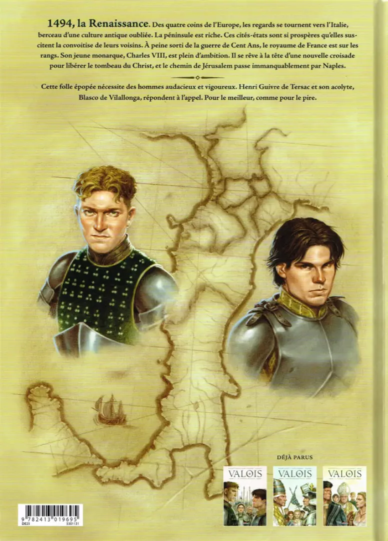 Verso de l'album Valois 3 Furia Francese