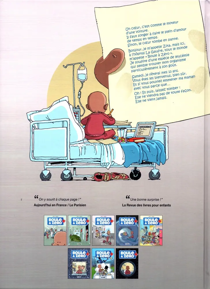Verso de l'album Boule à zéro Tome 1 Petit cœur chômeur