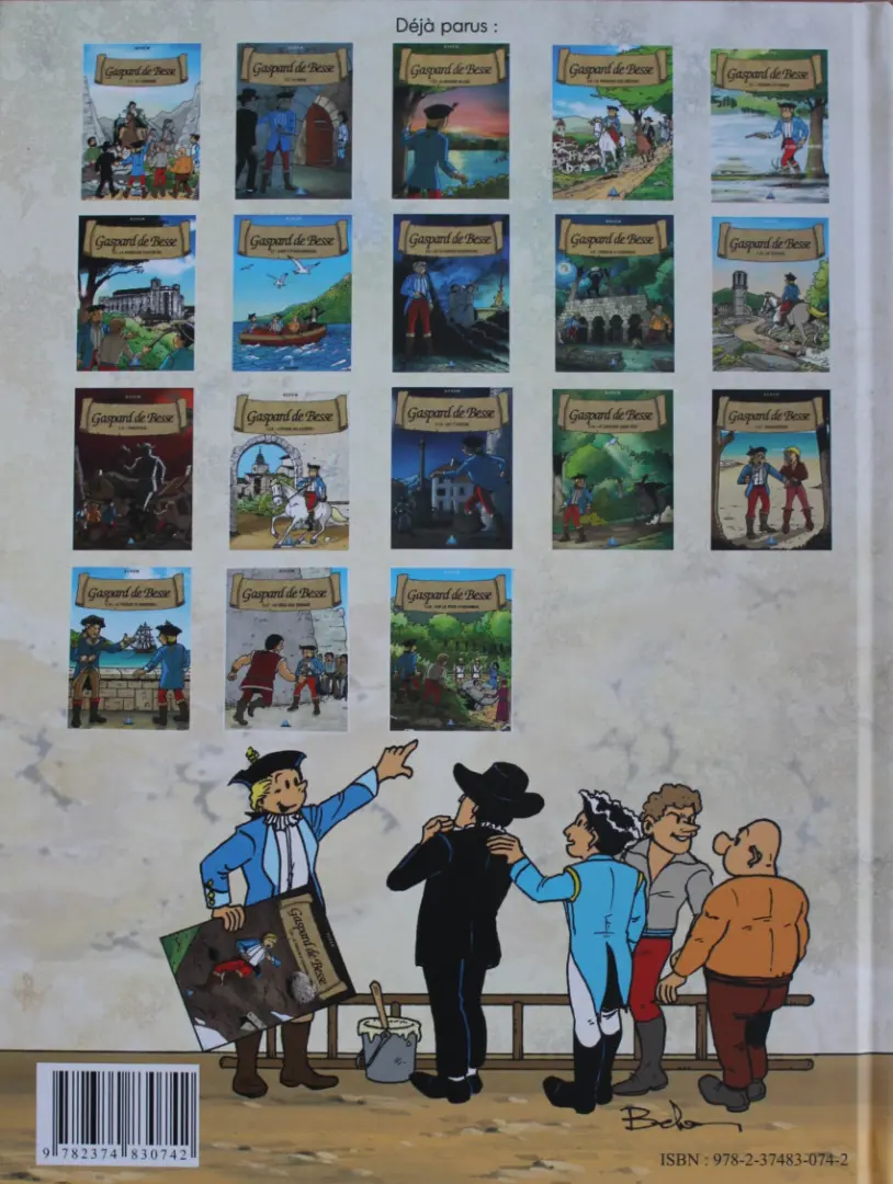 Verso de l'album Gaspard de Besse Tome 19 Le trésor d'Ougarit