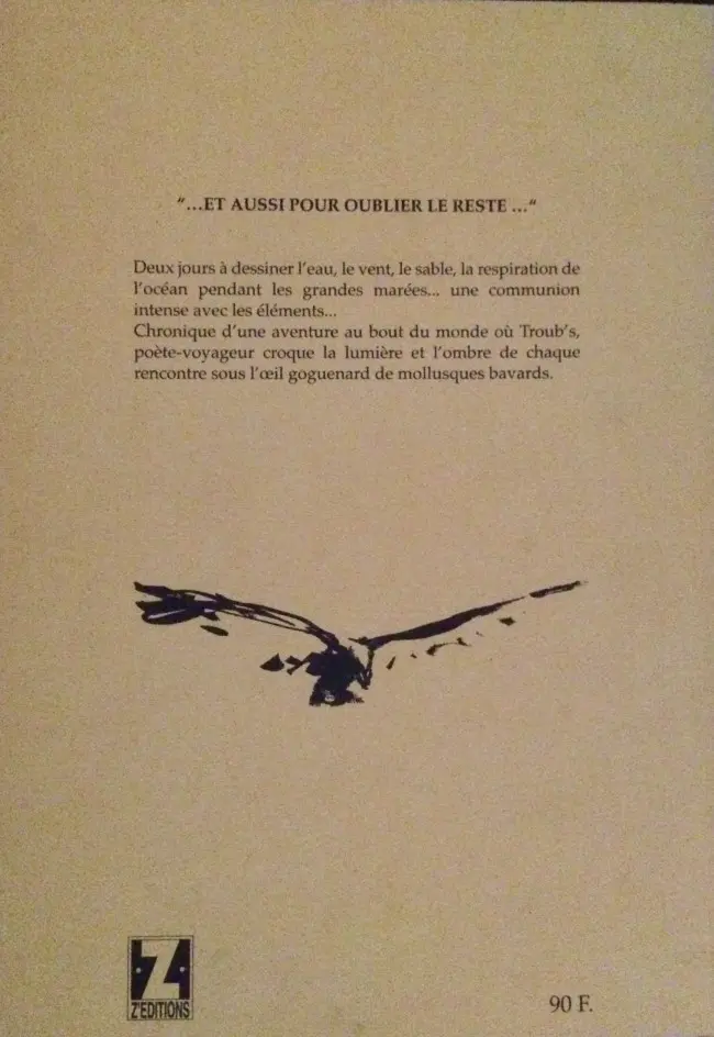 Verso de l'album ...et aussi pour oublier le reste...