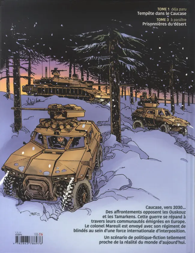 Verso de l'album Les aventures du colonel Mareuil Tome 2 Piège à Kamienka