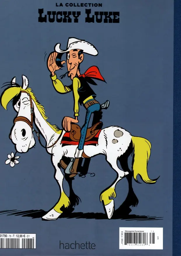 Verso de l'album Lucky Luke La collection Tome 78 Le fugitif