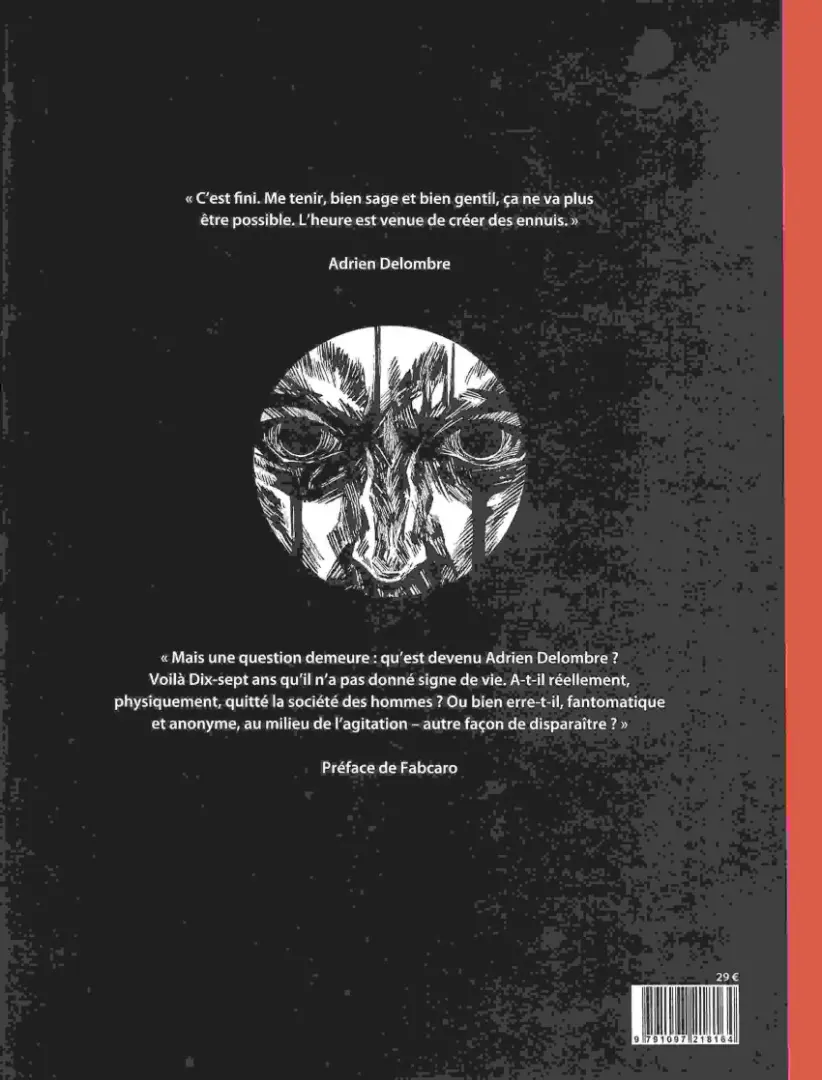 Verso de l'album La dernière illusion