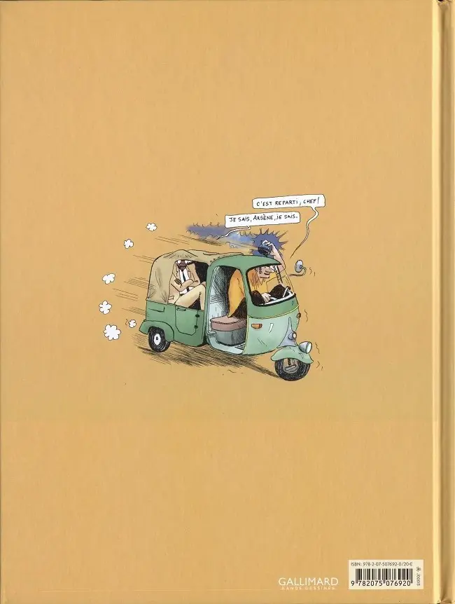 Verso de l'album Commissaire Kouamé 1 Un si joli jardin