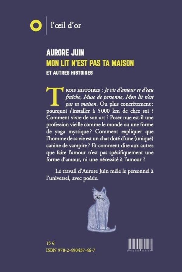 Verso de l'album Mon lit n'est pas ta maison & autres histoires