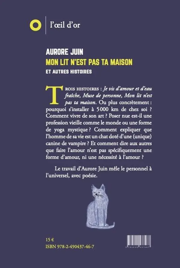 Verso de l'album Mon lit n'est pas ta maison & autres histoires