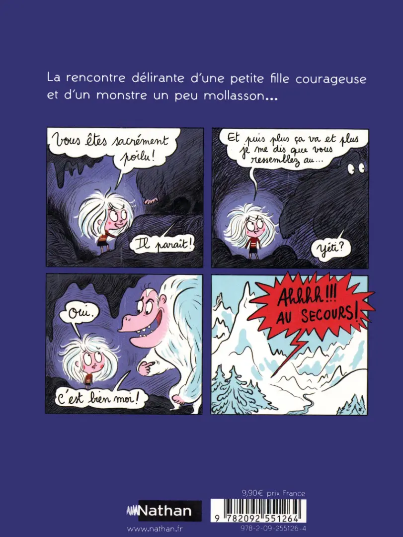 Verso de l'album Qui Veut la Peau du Yéti ?