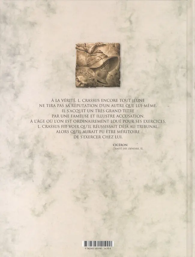 Verso de l'album Murena Tome 13 Les Neronia