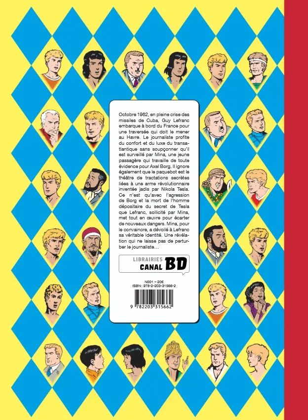 Verso de l'album Lefranc Tome 37 Le Rayon de la Mort