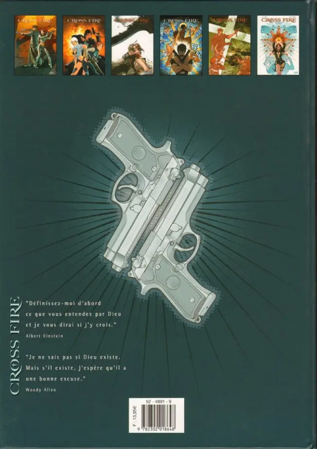 Verso de l'album Cross Fire Tome 6 Rien que pour vos Dieux