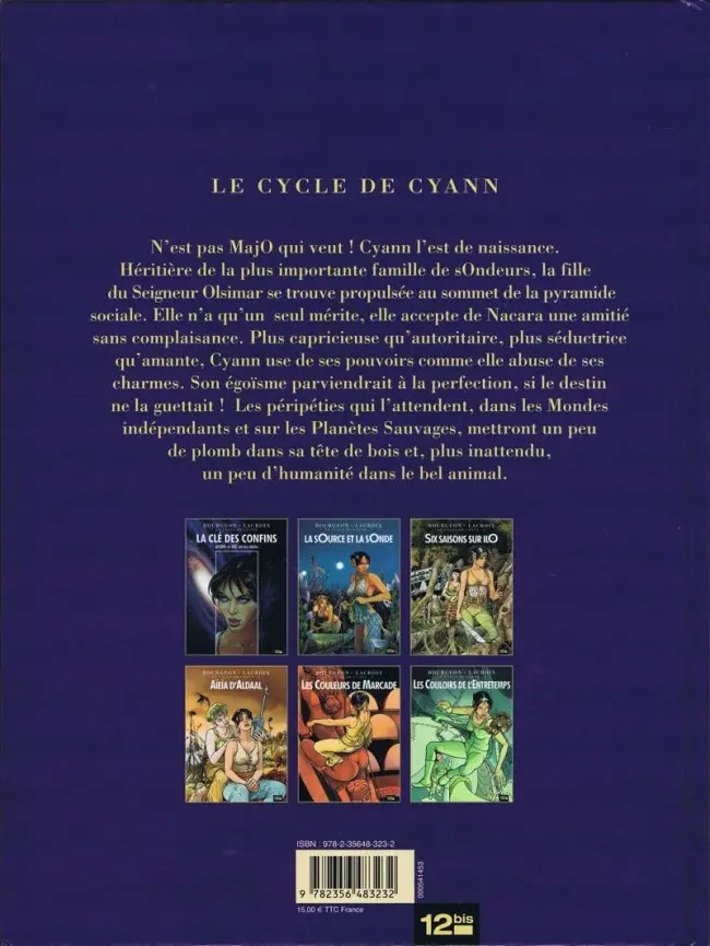 Verso de l'album Le Cycle de Cyann Tome 5 Les Couloirs de l'Entretemps