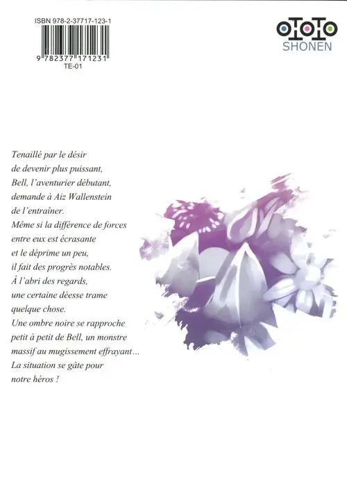 Verso de l'album Dan Machi - La Légende des Familias 5