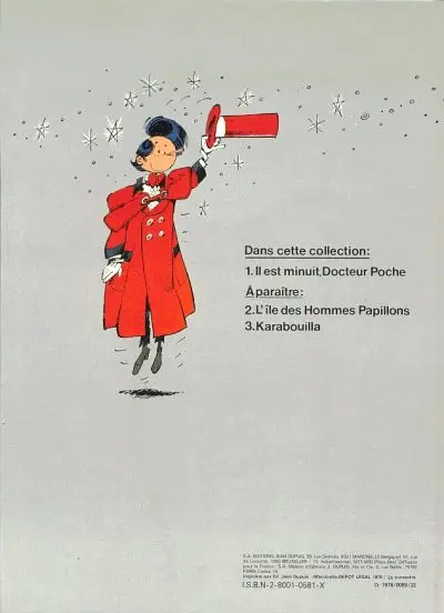 Verso de l'album Docteur Poche Tome 1 Il est minuit Docteur Poche