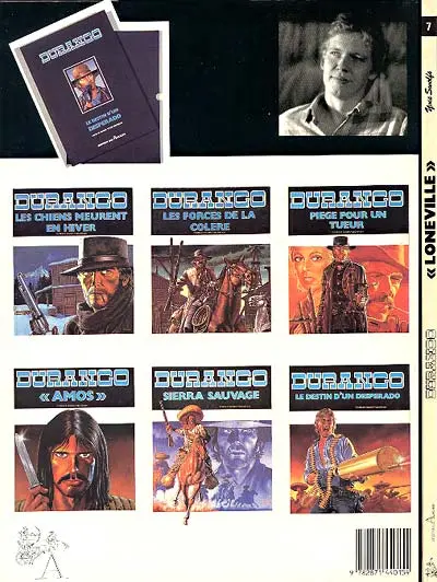 Verso de l'album Durango Tome 7 Loneville