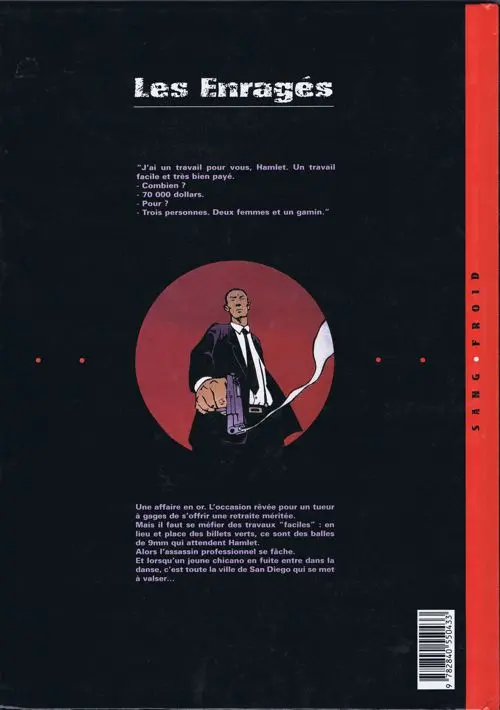 Verso de l'album Les Enragés Tome 1 Le dos au mur