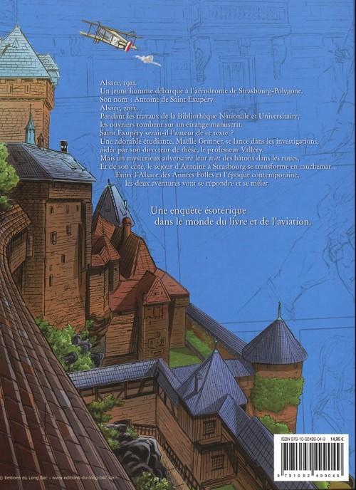 Verso de l'album Envols Saint Exupéry en Alsace