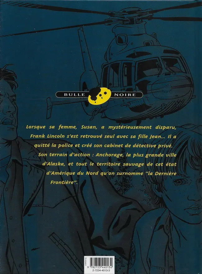 Verso de l'album Frank Lincoln Tome 3 Break-Up