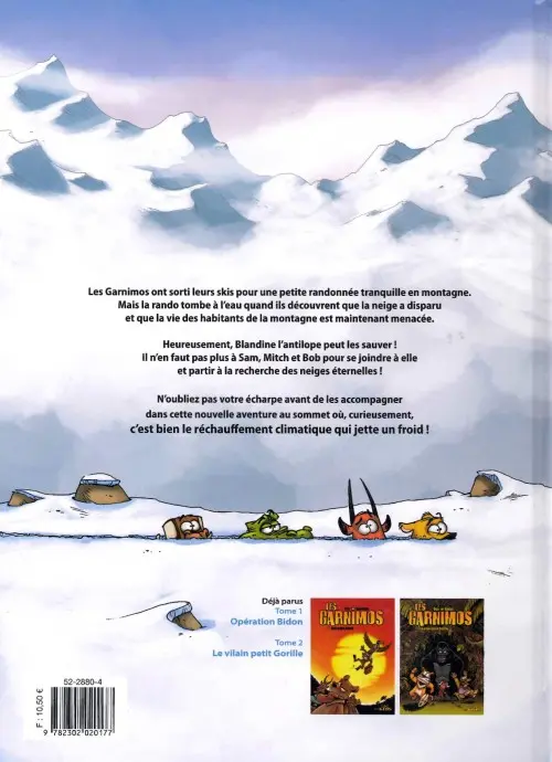 Verso de l'album Les Garnimos Tome 3 Chaud effroi