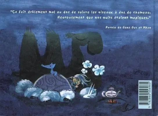 Verso de l'album Genz Gys Khan au pays du vent Tome 4 Suivre les oiseaux