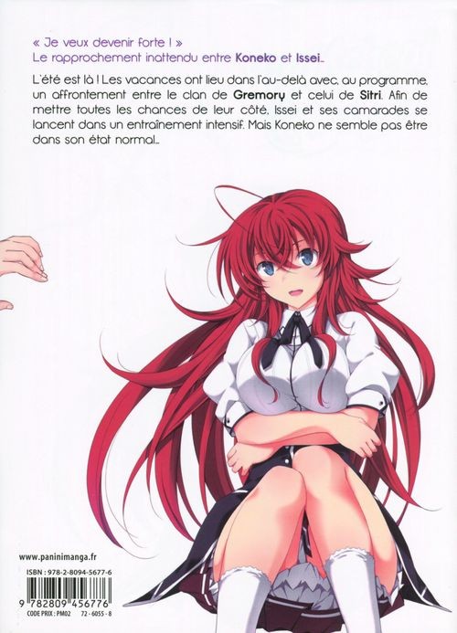 Verso de l'album High School DxD 09