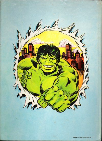 Verso de l'album L'incroyable Hulk 1 L'incroyable hulk