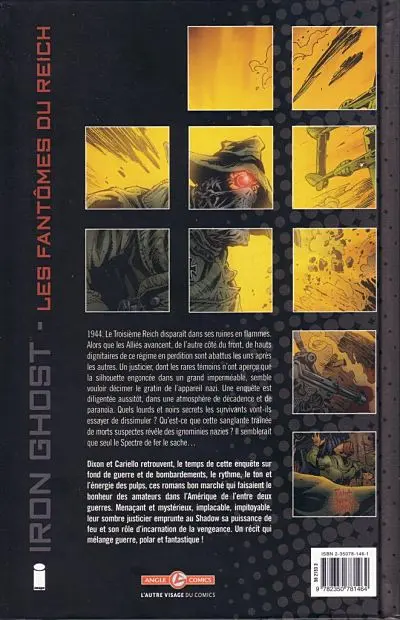 Verso de l'album Iron Ghost Les fantômes du Reich