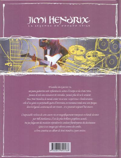Verso de l'album Jimi Hendrix La Légende du Voodoo Child