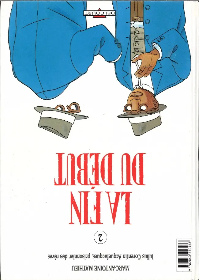Verso de l'album Julius Corentin Acquefacques Tome 4 Le début de la fin